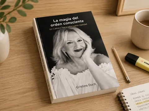 Cristina Duch amb el seu llibre